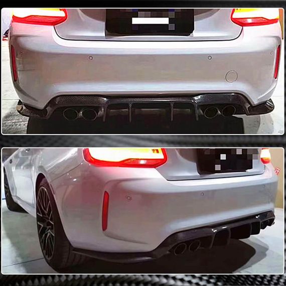 Задний диффузор V1 для F87 M2/M2C, Карбон для BMW 2 серия F22/23 2014-2021 гг | Зображення 3