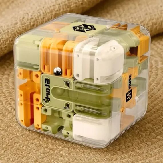 Лабиринт головоломка в форме куба 3D | Зображення 1