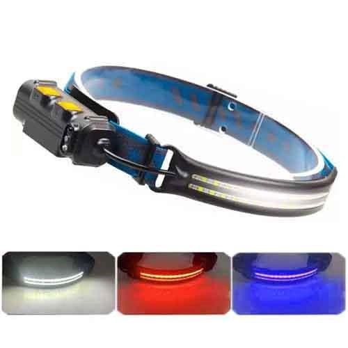 Ліхтар на голову з розсіяним світлом BL-W691-2COB, Налобний ліхтар з акумулятором BO-17 | Зображення 4