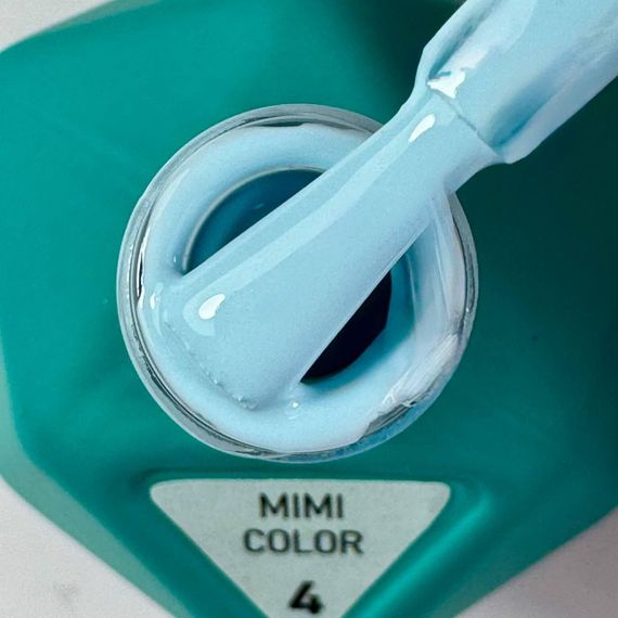 Гель-лак Victoria Avdeeva Mimi Color №4 (блакитно-бірюзовий) 12 мл HEMA & TPO FREE