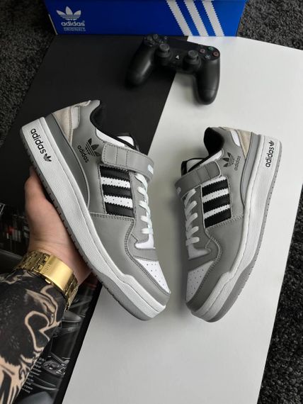 Чоловічі кросівки A-s Forum 84 Low Grey White Black , В'єтнам | Зображення 6