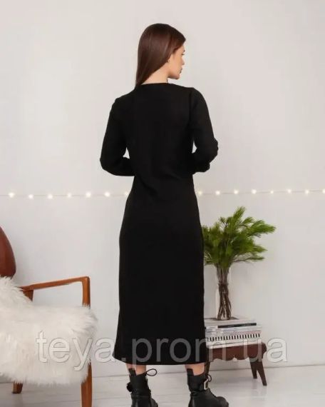 Плаття для жінок колір чорний розміри S, M, L, XL, XXL, 3XL FI_009679 | Зображення 2