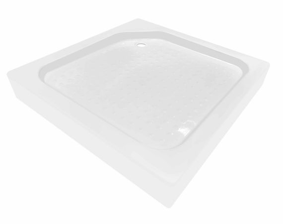 Набір Lidz Душова кабіна Wawel SC90x90.SAT.LOW.GR, квадратна, скло тоноване 4 мм + Душовий піддон Kapielka ST90x90x14 | Зображення 4