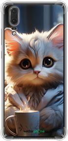 Чохол на Huawei P20 Білий кіт "5646sp-1396-2448"