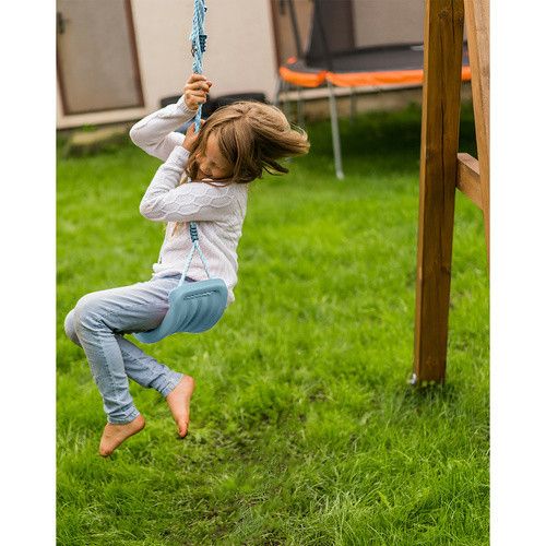 Качели детские пластиковые Kruzzel 25446 до 50 кг Синие | Зображення 7