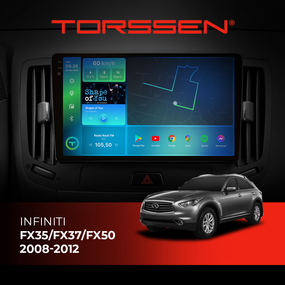Штатна магнітола Torssen 2K Infiniti FX35/FX37/FX50 2008-2012 F9432 4G Carplay DSP