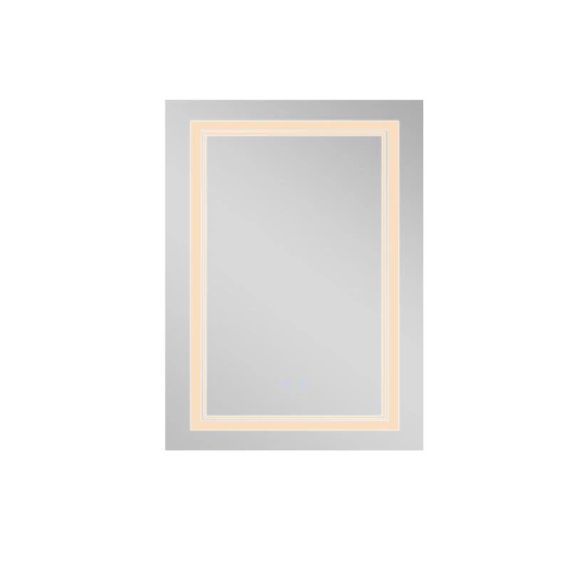 Дзеркало Qtap Cardinal 600х800 з LED-підсвічуванням Touch, з антизапотіванням, з димером, рег. темп. кольору (3000-6500K) | Зображення 4