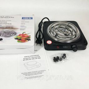 Компактная настольная плита Suntera, Кухонная плита электро для кухни, Настольная электроплита удобная ZL-78