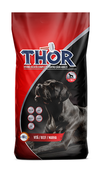 Сухий корм Thor  для собак з яловичиною 10 кг