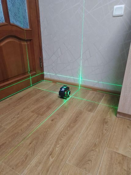 Професійний лазерний рівень "Технопромінь" 4D із зеленими лініями | Зображення 5