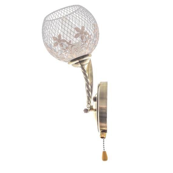 Бра настенное накладное классическое LK-585W/1 E27 AB | Зображення 1