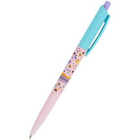 Ручка шариковая Axent автоматическая Flowers, синяя (AB1090-25-A) - Топ Продаж!