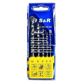 Набір свердел універсальних S & R 5 шт.(216100005)