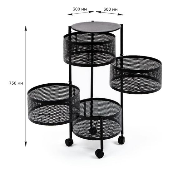 Етажерки мобільні | Зображення 2