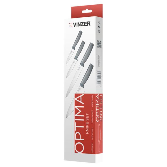 Набор ножей Vinzer Optima 50132 4 предмета | Зображення 5