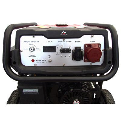 Генератор Vulkan SC8000TE 3ф 6,5kW эл.старт, 25л, колеса, 1ф-2,3kW (SC8000TE-II) | Зображення 1