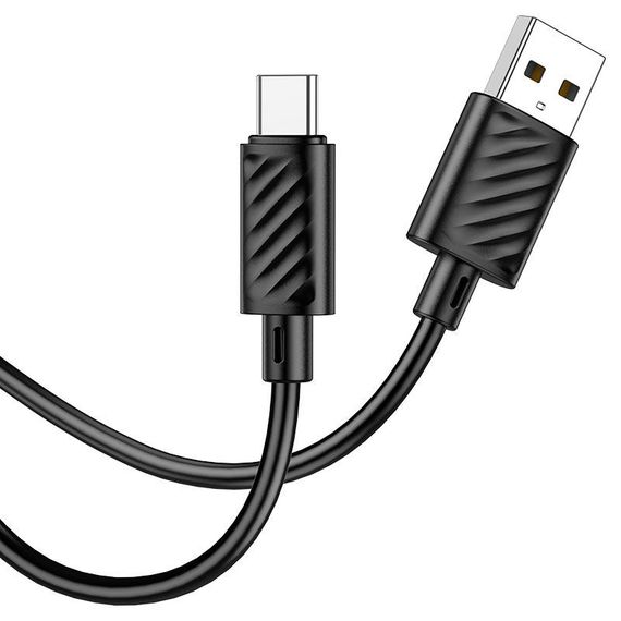 Кабель Hoco X88, Type-C-USB, 3A, Black, довжина 2м | Зображення 1
