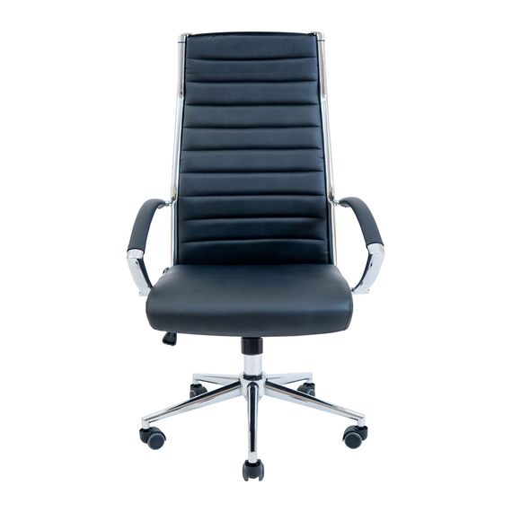 Крісло Малібу Хром M-1 (Tilt) Чорний | Зображення 1