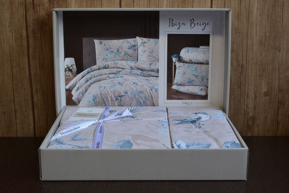 Постільна білизна First Choice Homesko Ranforse 200 х 220 см Ibiza Beige | Зображення 2
