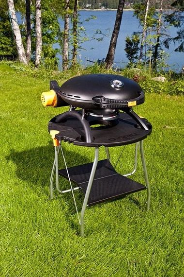 КОМПЛЕКТ Портативний переносний газовий гриль O-GRILL 600T, чорний + шланг в подарунок! Код: 011677 | Зображення 8