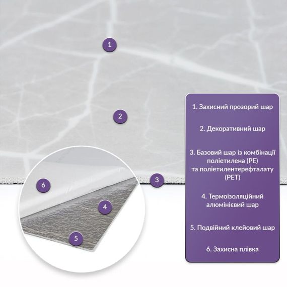 Самоклеюча стінова PET плитка у рулоні 600*3000*2mm (D) SW-00002431 | Зображення 1