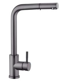 Змішувач для кухні з висувним виливом Kroner KRPё Edelstahl Klassisch - PVD03917 (CV032285)