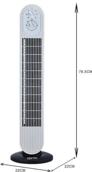 Вентилятор напольный Zepline ZP-138 500Вт | Зображення 3