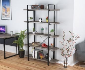 Стеллаж Loft Design Сингл-5-120 дуб палена