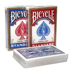 Игральные карты Bicycle Standard Index (red, blue)