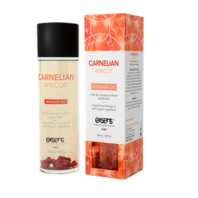 Масажна олія EXSENS Carnelian Apricot (бадьорна з сердоліком) 100мл, натуральна