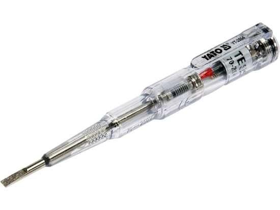 Індикатор викрутки пробнік LED 70-250V YATO Польща YT-2864 | Зображення 1