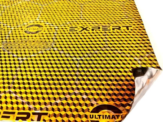 Вібропоглинаючий лист ULTIMATE EXPERT RED GOLD 4 мм (50х35 см)