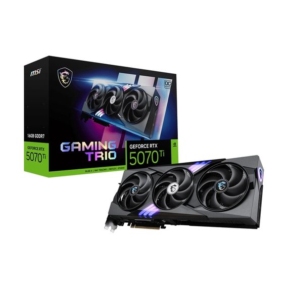 Відеокарта MSI GeForce RTX5070 Ti 16GB GAMING TRIO OC (RTX 5070 Ti 16G GAMING TRIO OC) | Зображення 6
