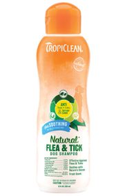 Шампунь от блох и клещей для собак TropiClean Flea And Tick Dog Shampoo, 592 мл