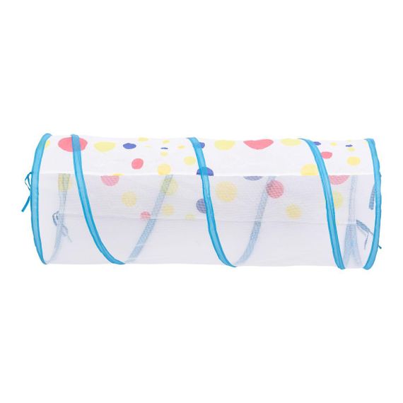 Палатка детская 3 в 1 70×70×90 см игровая палатка з тоннелем и бассейном Голубая HP-S-4NDBL | Зображення 7