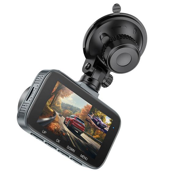 Відеореєстратор Hoco DV6 Driving recorder with 3-inch display (with rear camera) | Зображення 5