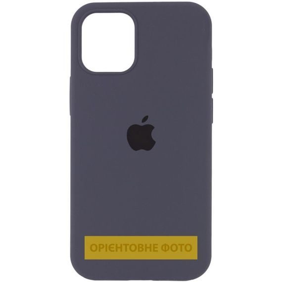 Чохол Silicone Case Full Protective (AA) для Apple iPhone 17 (6.3") Сірий / Dark Gray