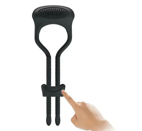 Ерекційна петля на пініс "Curitis" з вібрацією Sex Aura | Зображення 2