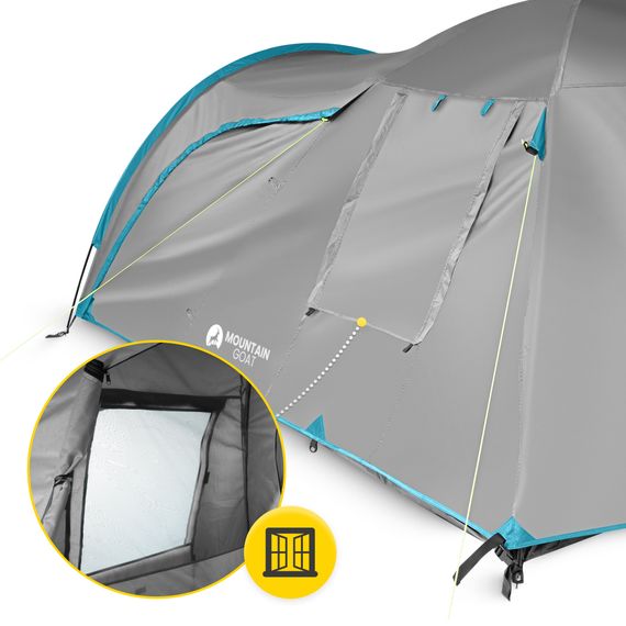 Намет туристичний Mountain Goat Prime Trio 3-місний Grey (P-5905973406581) | Зображення 9