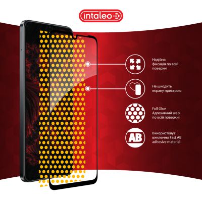 Стекло защитное Intaleo Full Glue Realme Note 60X Black (1283126609053) | Зображення 6