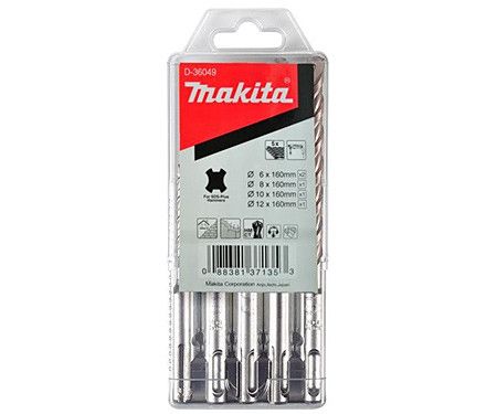 Набір бурів SDS-plus MAKITA D-36049