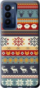Чехол на Tecno Camon 18 CH6n Рождественский орнамент "3303u-2524-17620"
