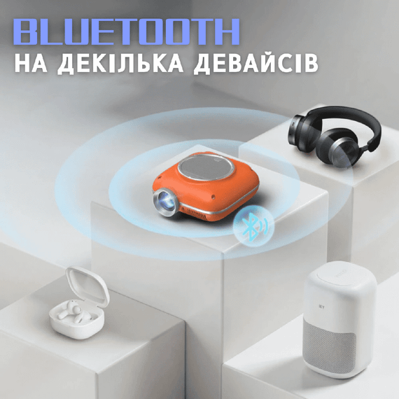 Портативный WIFI Мини LED Проектор для Дома Cheerlux C1 на Системе Android 11.0 2600 Люмен + Bluetooth 5.1 Домашний Кинозал с | Зображення 5