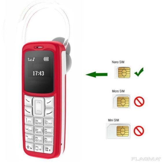 Мини Мобильный Телефон Gtstar BM30 Red (Красный) | Зображення 3
