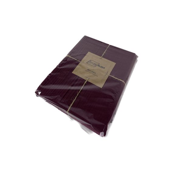 Простирадло SoundSleep Muslin Burgundy муслін 180х220 см бургунді (2251736708014) | Зображення 3