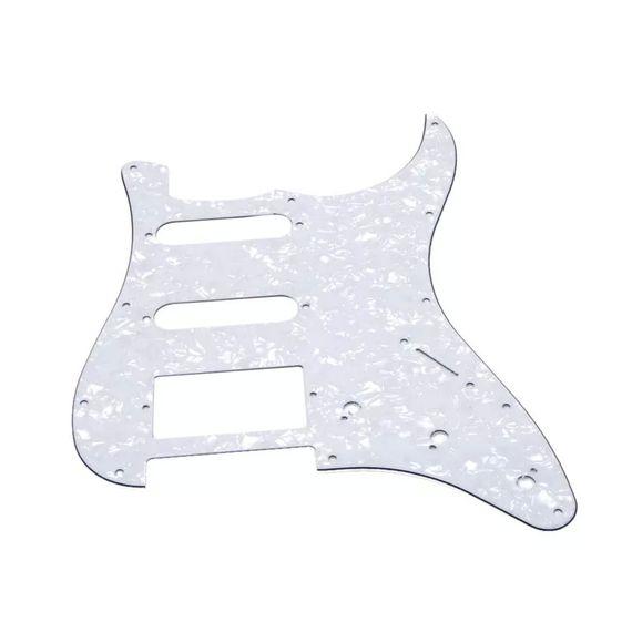 Пікгард для електрогітари HSS Fender Stratocaster ST China БІЛИЙ ПЕРЛАМУТР | Зображення 2