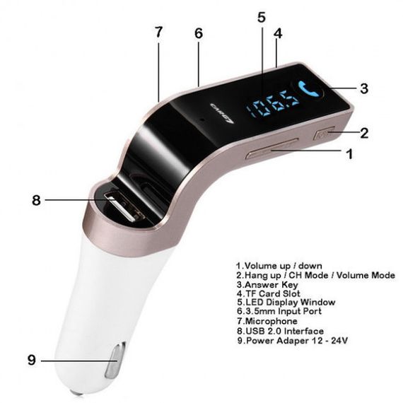 Модулятор FM MOD G7 Bluetooth | Зображення 5