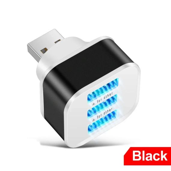 3-портовый USB-хаб 3.0 для ноутбука, ПК, авто | Зображення 4