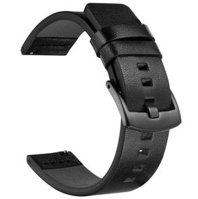 Кожаный ремешок Primo Classic для часов Samsung Galaxy Watch 3 45mm (SM-R840) - Black