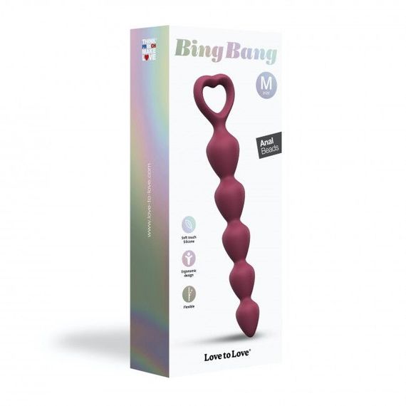 Анальная цепочка Love To Love BING BANG M - PLUM STAR | Зображення 5